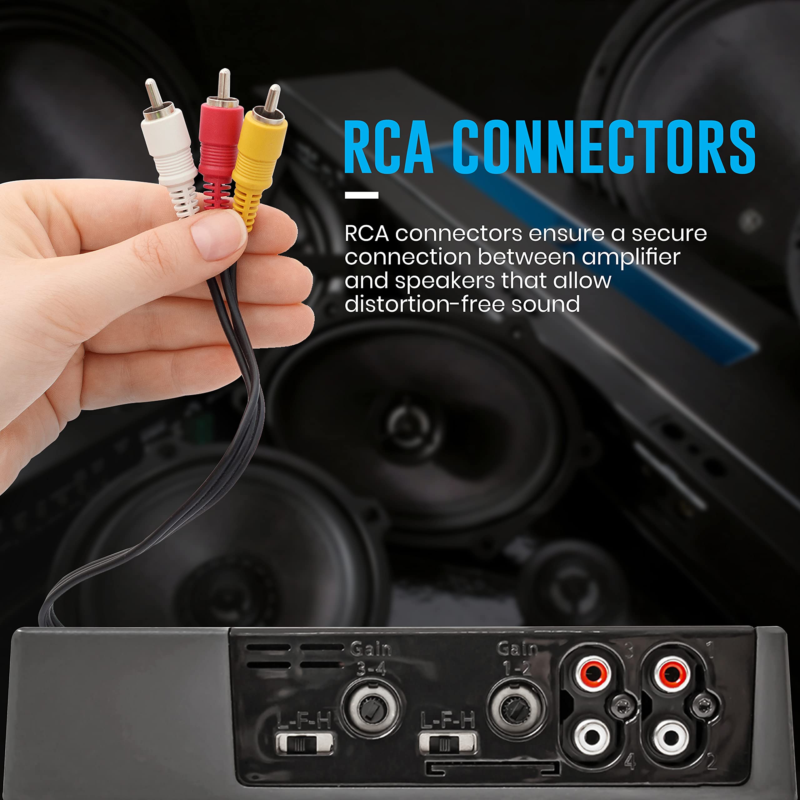 BANDA Beat 800.4 2 OHM CAR AMP : Amazon.ca: Electronics